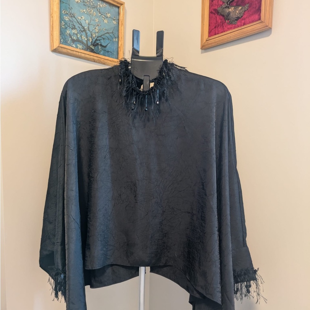 Elegant Black Women's cape Zara